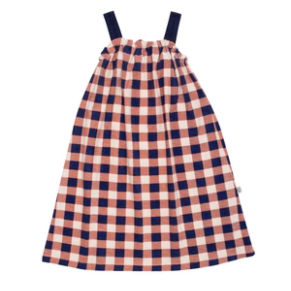 Wynken Club Sundress Girs Size 12 Brick/Navy